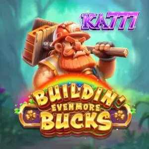 Interface do jogo Buildin’ Even More Bucks com personagens e molduras de construção